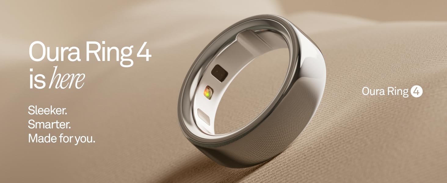 Oura Ring 4 is here. Sleeker. Smarter. Made for you.